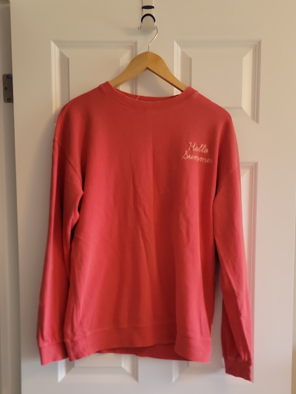 Billabong Coral Pink Crewneck Sweatshirt